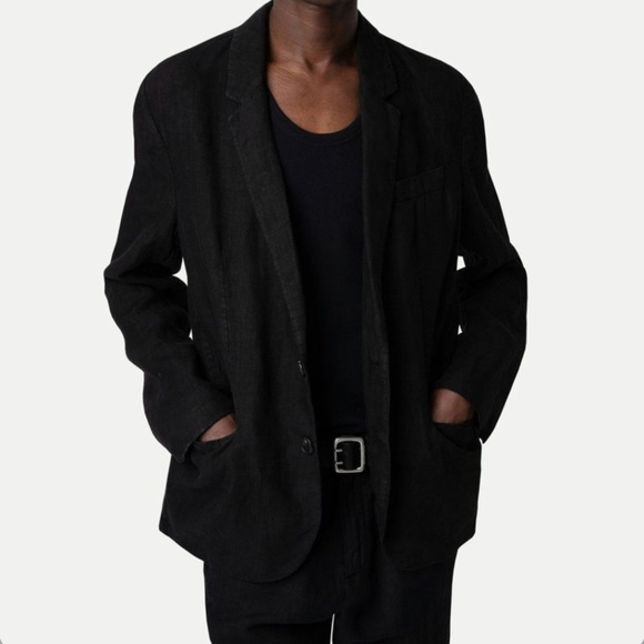 Zadig & voltaire viks linen blazer - Picture 1 of 8